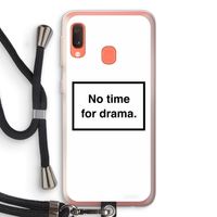 No drama: Samsung Galaxy A20e Transparant Hoesje met koord