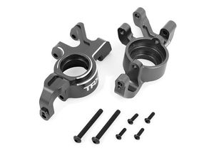 Traxxas - Steering blocks, 6061-T6 aluminum (gray-anodized), left & right (TRX-7836-GRAY)