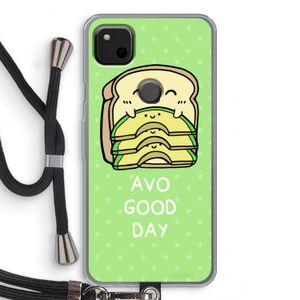 Avo Good Day: Pixel 4a Transparant Hoesje met koord