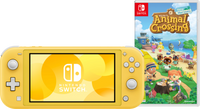 Nintendo Switch Lite Geel + Animal Crossing New Horizons - thumbnail