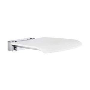 Badkamerkrukje Smedbo Living Wandmodel 37x6 cm Chroom
