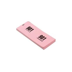 Nummer blokken - cijfers 1 t/m 1000 - roze papier - garderobe nummers