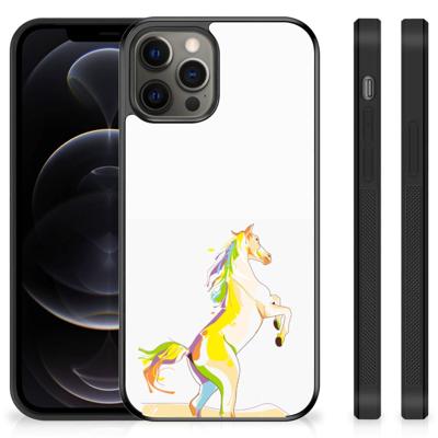 iPhone 12 Pro Max | Bumper Hoesje | Horse Color