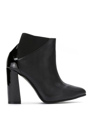 Studio Chofakian leather ankle boots - Noir