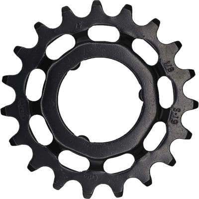 KMC shimano tandwiel 17t, chromoly black