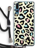Leopard pattern: Huawei P20 Pro Transparant Hoesje met koord