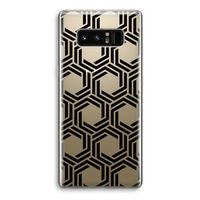 Geometrisch patroon: Samsung Galaxy Note 8 Transparant Hoesje