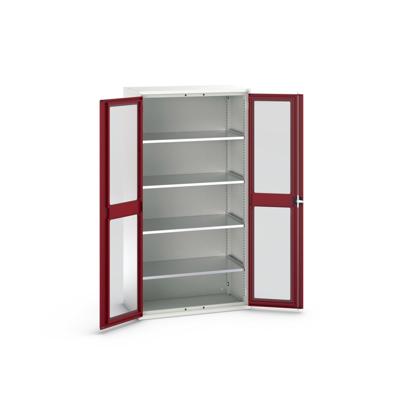 Bott Verso Systeemkast | 1050x550x2000mm | 4 Legborden | 2 Raamdeuren | RAL 3004 - 16926277.24