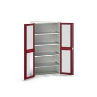 Bott Verso Systeemkast | 1050x550x2000mm | 4 Legborden | 2 Raamdeuren | RAL 3004 - 16926277.24