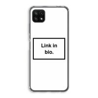 Link in bio: Samsung Galaxy A22 5G Transparant Hoesje