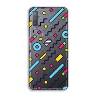 8-bit N°8: Samsung Galaxy A7 (2018) Transparant Hoesje