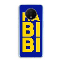 Habibi Blue: OnePlus 7T Transparant Hoesje