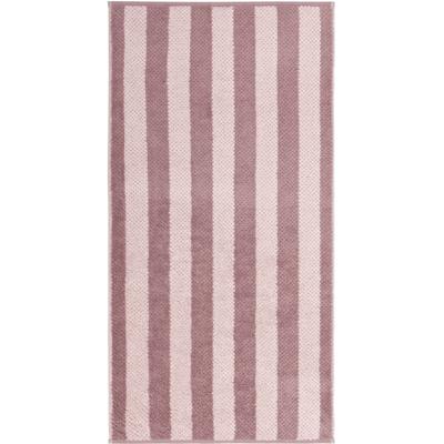 Cawö Cawo Pure Strepen Badlaken 80/150 vintage rose