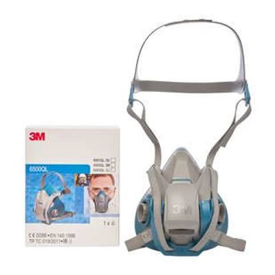 3M 70071668159 herbruikbaar ademhalingstoestel Ademhalingstoestel halve gezichtsmasker Luchtzuiverend ademhalingstoestel
