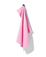 HEMA Theedoek 65x65cm Katoen Roze (roze)