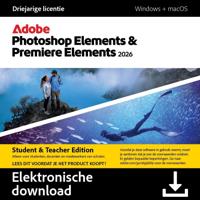 Adobe Photoshop & Premiere Elements 2026 Student/Teacher - Digitale licentie