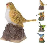 Vogelbeeld met geluid 11cm - 4 kleuren - thumbnail