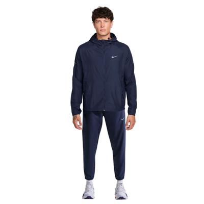 Nike Miler Repel Challenger Trainingspak Donkerblauw Zilver