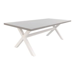 VDG Verona betonlook tuintafel 220 x 100 cm. - White