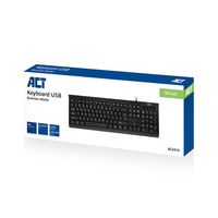 ACT AC5410 toetsenbord USB QWERTY Amerikaans Engels Zwart - thumbnail