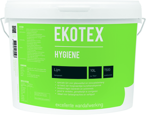 ekotex lijm hygiene transparant 7300 10 ltr