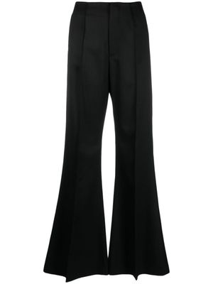 Fabiana Filippi pantalon évasé à taille haute - Noir