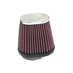 K&N universeel ovaal/conisch filter 54mm offset aansluiting, 102mm x 76mm Bodem, 76mm x 51mm Top, 10 RC2890