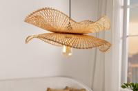 Gevlochten hanglamp ORGANIC LIVING 50cm naturel bamboe handgemaakt - 44522