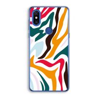 Colored Zebra: Xiaomi Mi Mix 3 Transparant Hoesje