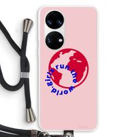 Run The World: Huawei P50 Transparant Hoesje met koord