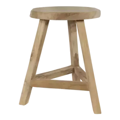 Krukje teak Binnen Buiten Tuin ø35cm Lesli Living