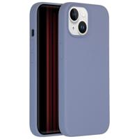 Accezz Liquid Silicone Backcover iPhone 15 Telefoonhoesje Grijs