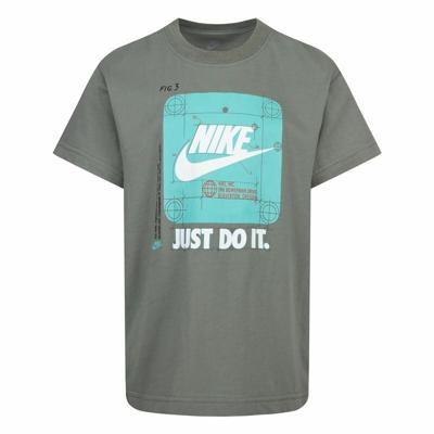T-Shirt met Korte Mouwen voor kinderen Nike Future Utility Ss Donker grijs - Maat: 6-7 jaar