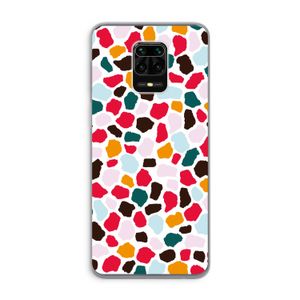 Colored Giraffe: Xiaomi Redmi Note 9 Pro Transparant Hoesje