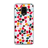 Colored Giraffe: Xiaomi Redmi Note 9 Pro Transparant Hoesje