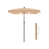 Opvouwbare parasol voor balkon, Taupe / 200 X 125 cm - thumbnail