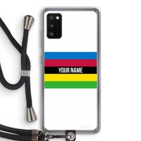 WK Wielrennen: Samsung Galaxy A41 Transparant Hoesje met koord