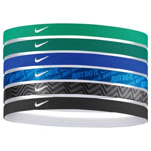 Nike Haarbanden 6-pack Groen Blauw Zwart Wit