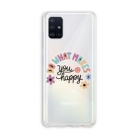 Happy days: Galaxy A51 4G Transparant Hoesje