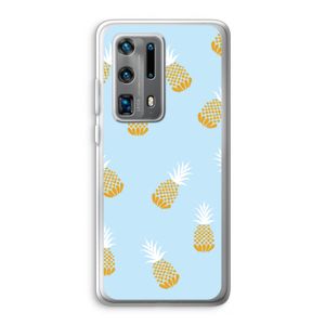 Ananasjes: Huawei P40 Pro Plus Transparant Hoesje