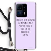 Zelfvertrouwen: Xiaomi Mi Mix 4 Transparant Hoesje met koord