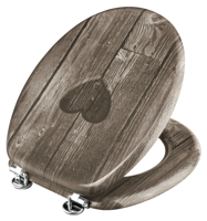 Cornat Wc-Bril Mdf-Gelakt Hart Br - KSD811 Cornat Wc-Bril Mdf-Gelakt Hart Br - KSD811