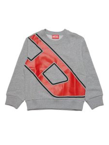 Diesel Kids sweat en coton à logo imprimé - Gris