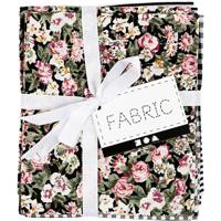 Creativ Company Patchwork stof zwart 45x55cm, 4st.