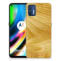 Motorola Moto G9 Plus | Bumper Hoesje | Licht Hout