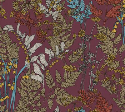 Architects Paper Floral Impression - Rood - Bloemrijk - 377514
