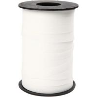 Creativ Company Cadeaulint, b: 10 mm, matt, wit, 250 m/ 1 rol