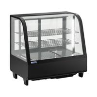 Koelvitrine - 100 L - Royal Catering - 3 niveaus - zwart