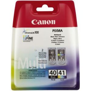 Canon PG-40/CL-41 inktcartridge 2 stuk(s) Origineel Zwart, Cyaan, Magenta, Geel