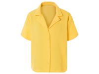esmara Dames mousseline-blouse (36, Geel)